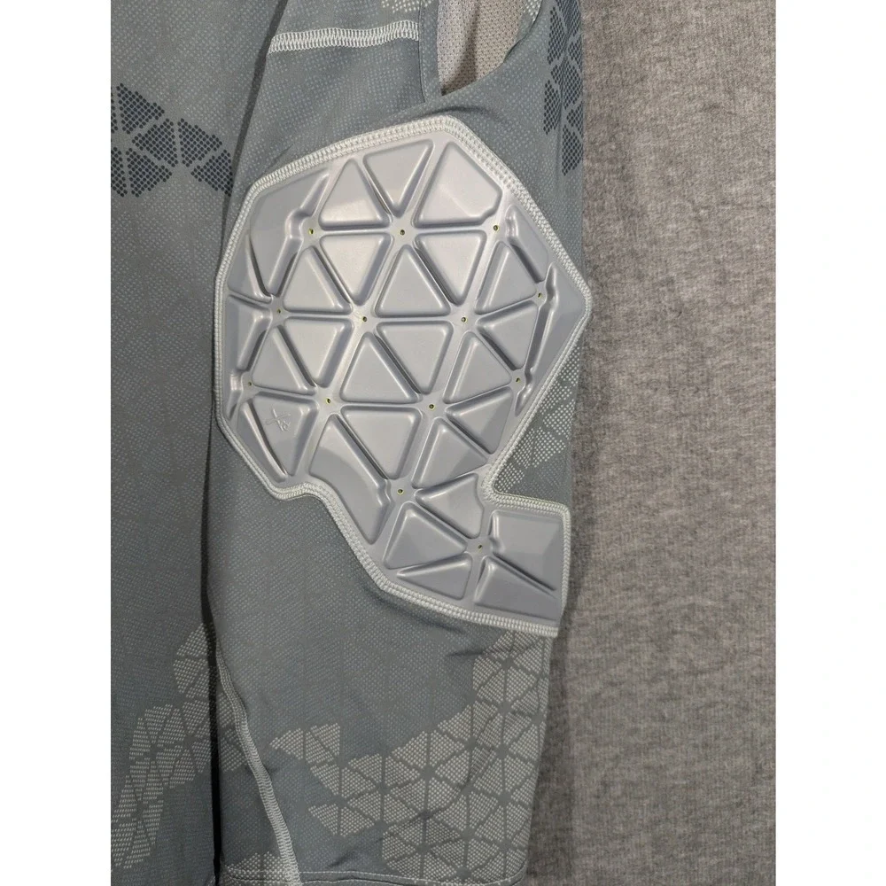 Adidas Climacool Techfit 3 Padded Compression Football Gray Tank Top Size XL